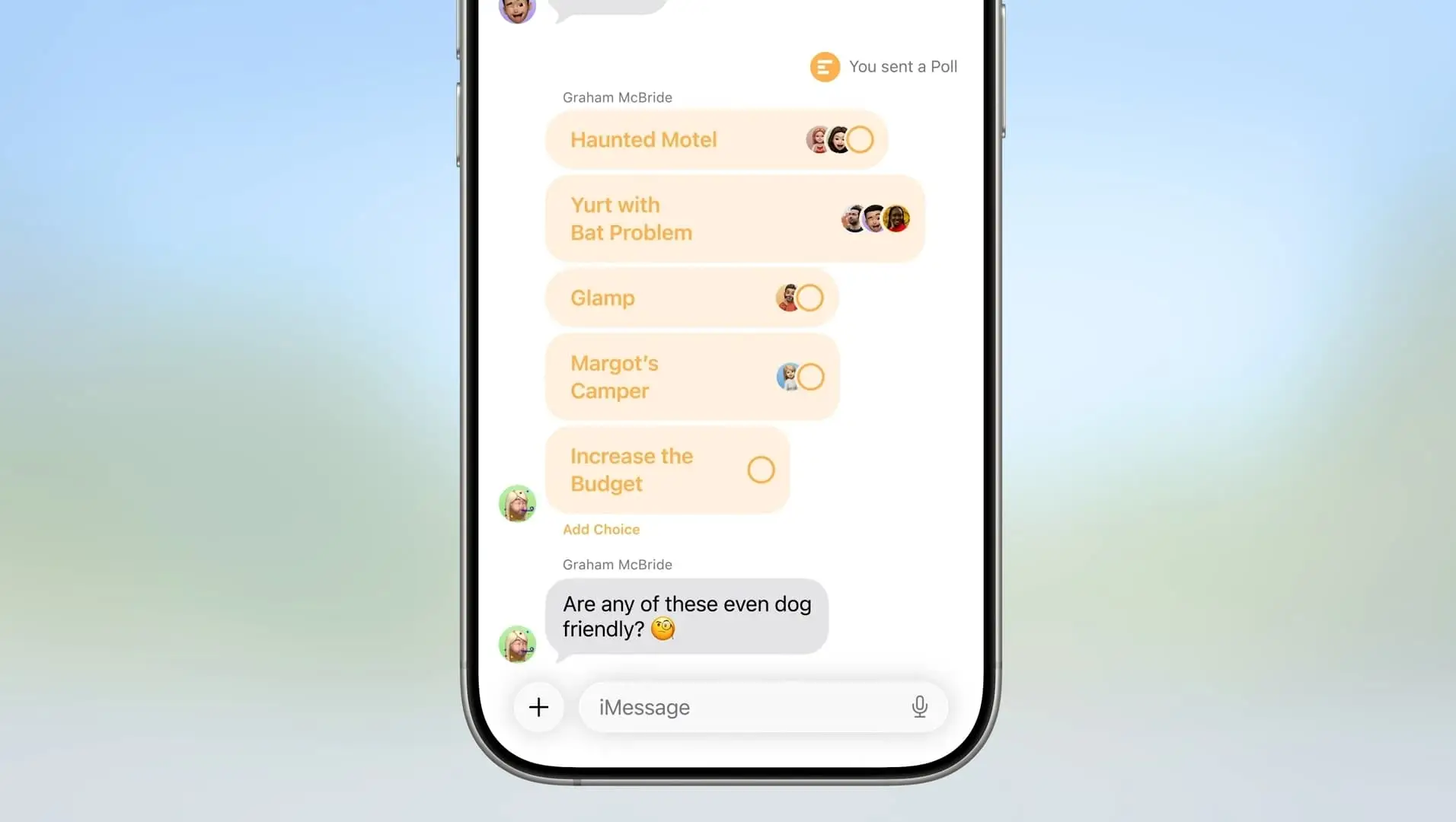 iOS 26 Features: Redesigned Message App